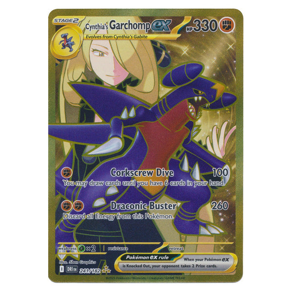Cynthia's Garchomp ex : DESTINED RIVALS - 241/182