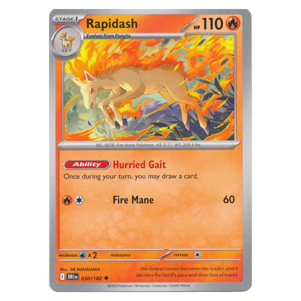 Rapidash : DESTINED RIVALS - 030/182