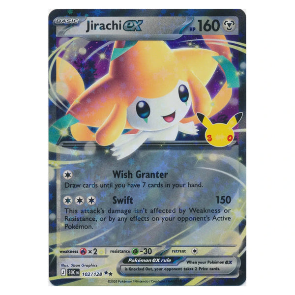Jirachi ex : 30TH CELEBRATION - 102/128