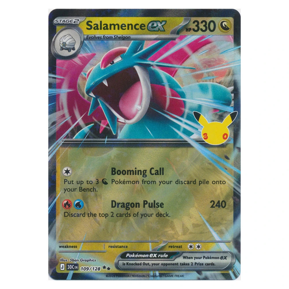 Salamence ex : 30TH CELEBRATION - 109/128