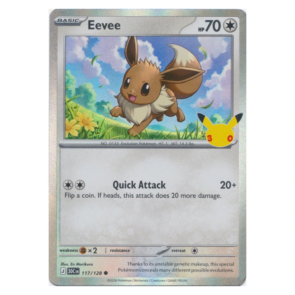 Eevee : 30TH CELEBRATION (Holo) - 117/128