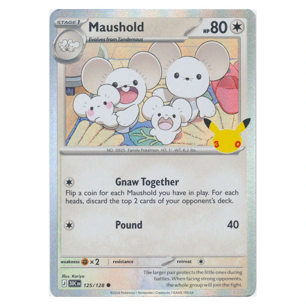 Maushold : 30TH CELEBRATION (Holo) - 125/128