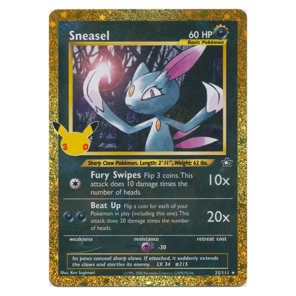 Sneasel : 30TH CELEBRATION - 25/111