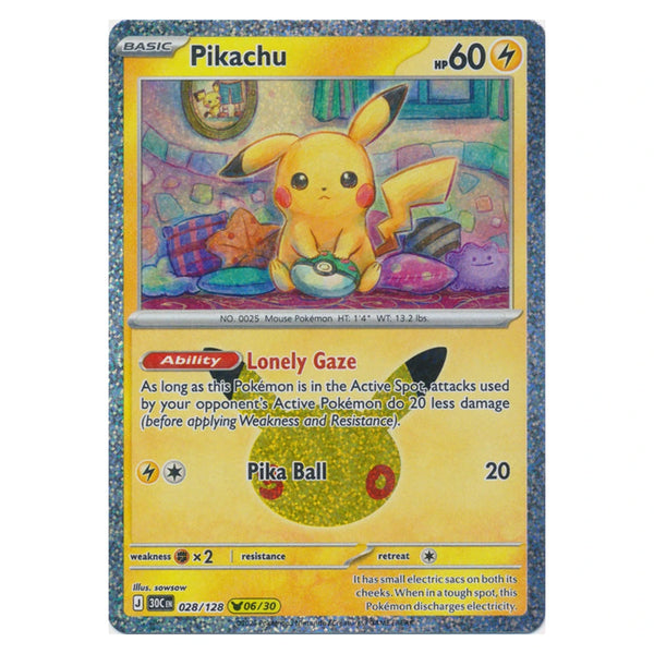 Pikachu : 30TH CELEBRATION (Holo) - 028/128