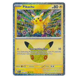 Pikachu : 30TH CELEBRATION (Holo) - 040/128