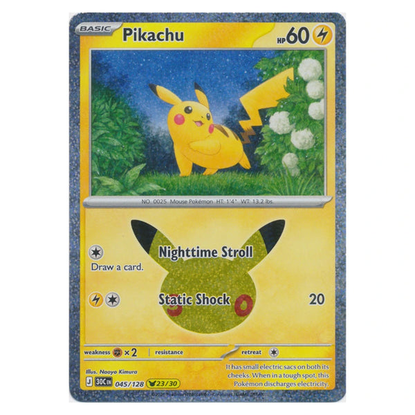 Pikachu : 30TH CELEBRATION (Holo) - 045/128