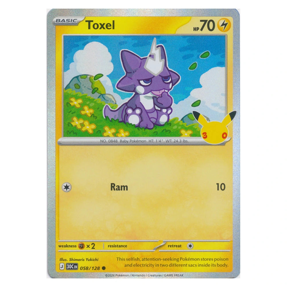 Toxel : 30TH CELEBRATION (Holo) - 058/128
