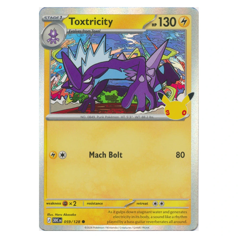 Toxtricity : 30TH CELEBRATION (Holo) - 059/128