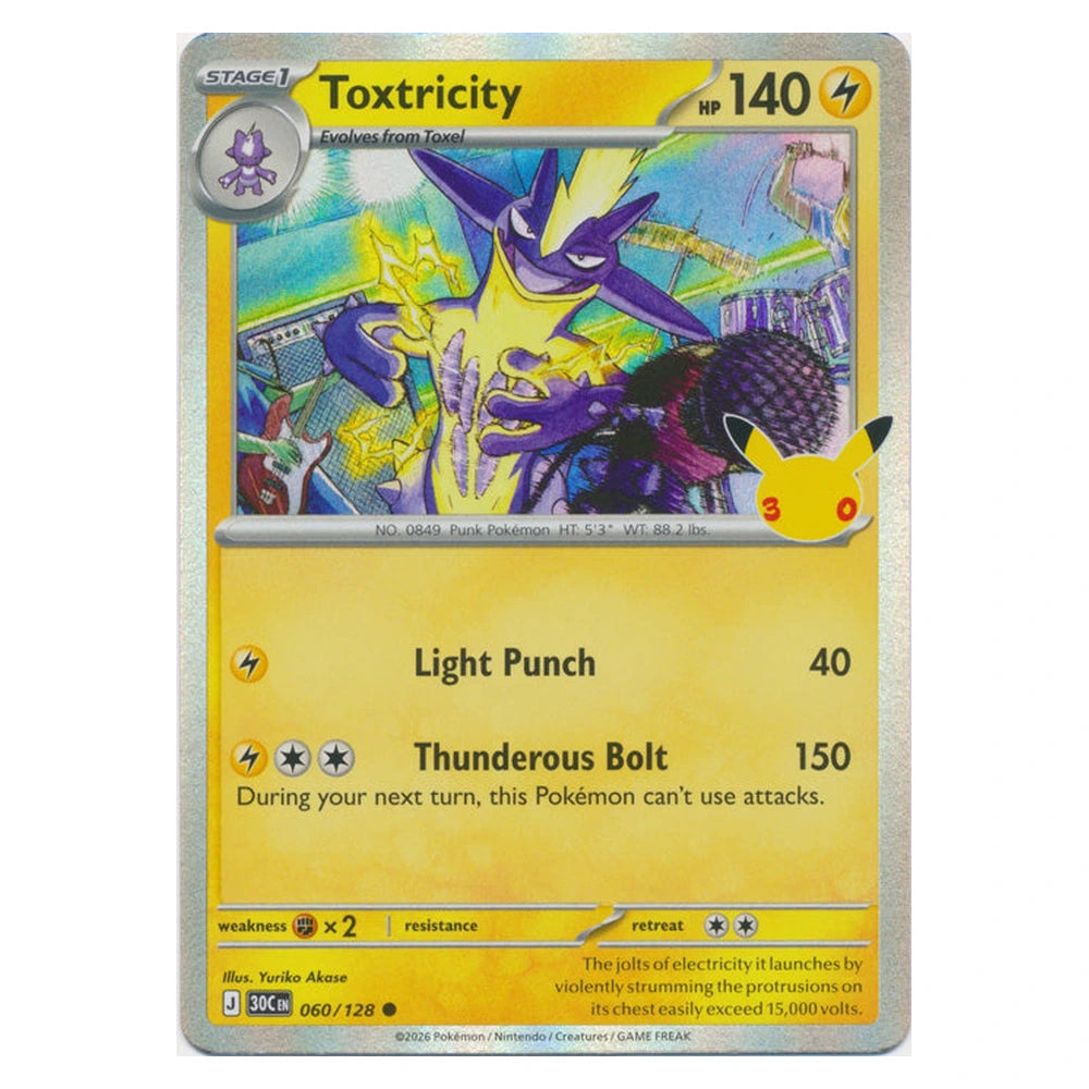 Toxtricity : 30TH CELEBRATION (Holo) - 060/128