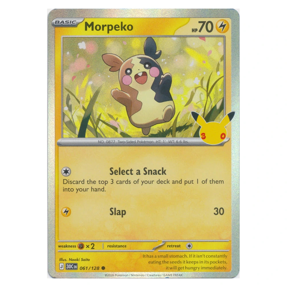 Morpeko : 30TH CELEBRATION (Holo) - 061/128