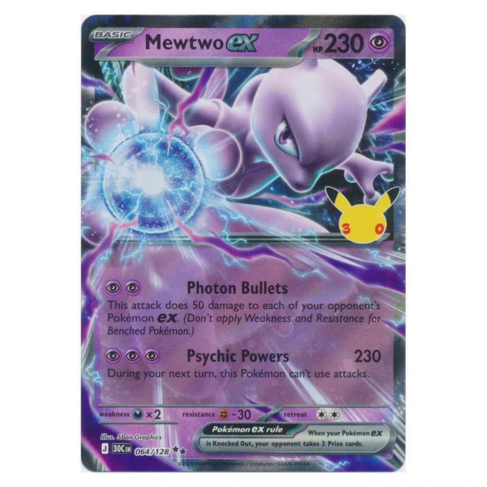 Mewtwo ex : 30TH CELEBRATION - 064/128