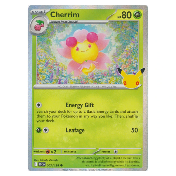 Cherrim : 30TH CELEBRATION (Holo) - 007/128