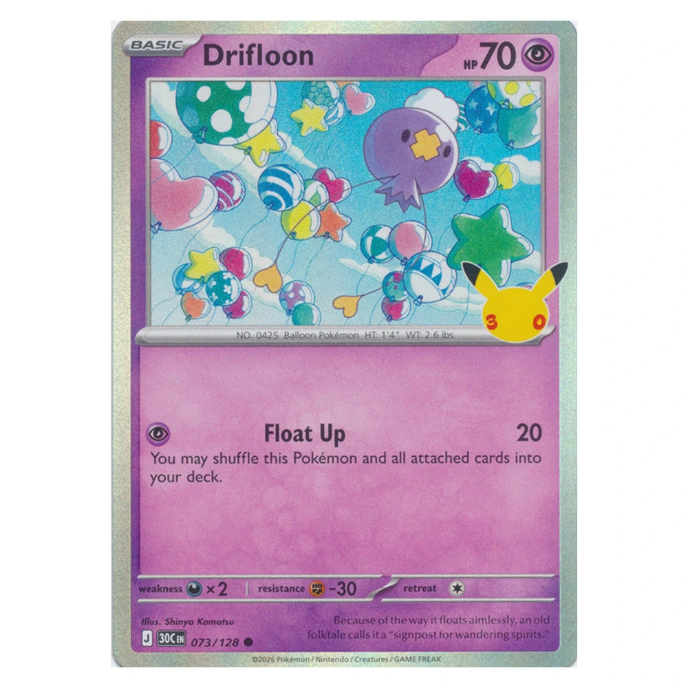 Drifloon : 30TH CELEBRATION (Holo) - 073/128