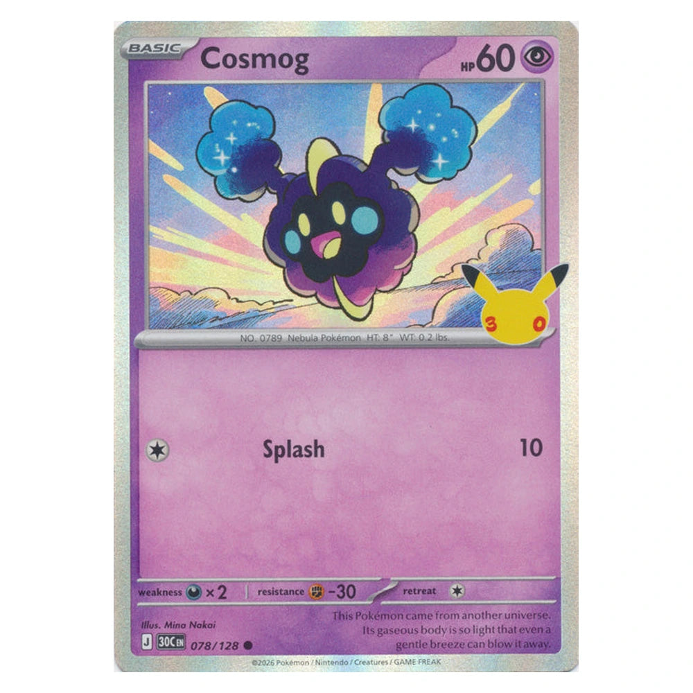 Cosmog : 30TH CELEBRATION (Holo) - 078/128