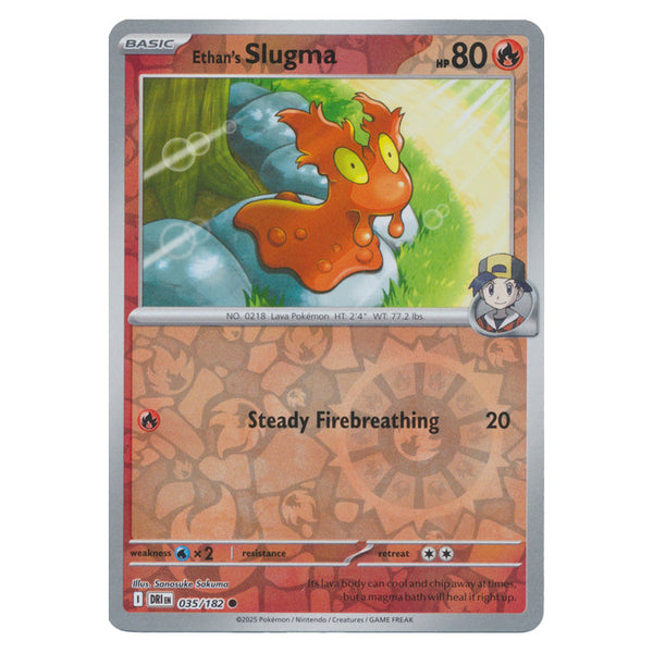 Ethan's Slugma : DESTINED RIVALS (Reverse holo) - 035/182