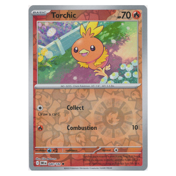 Torchic : DESTINED RIVALS (Reverse holo) - 040/182