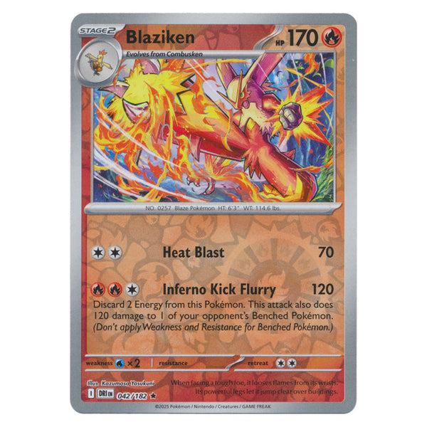 Blaziken : DESTINED RIVALS (Reverse holo) - 042/182