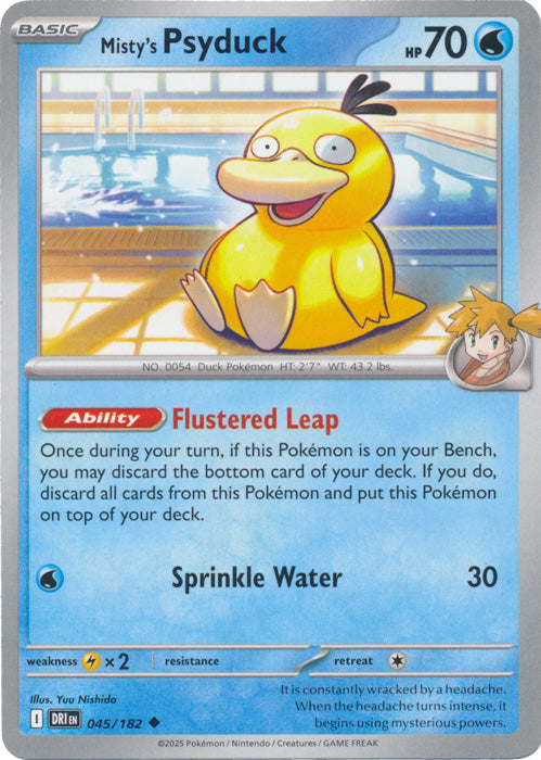 Misty's Psyduck : DESTINED RIVALS - 045/182