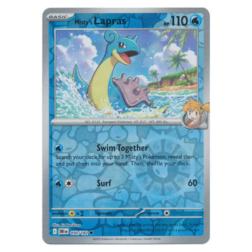 Misty's Lapras : DESTINED RIVALS (Reverse holo) - 050/182