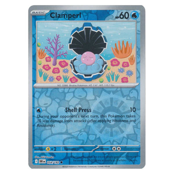 Clamperl : DESTINED RIVALS (Reverse holo) - 054/182