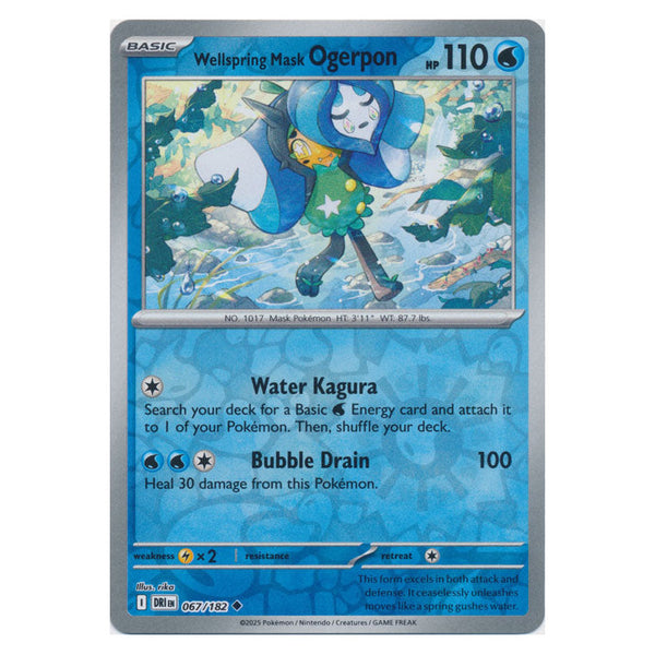Wellspring Mask Ogerpon : DESTINED RIVALS (Reverse holo) - 067/182