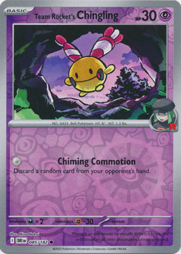 Team Rocket's Chingling : DESTINED RIVALS (Reverse holo) - 085/182