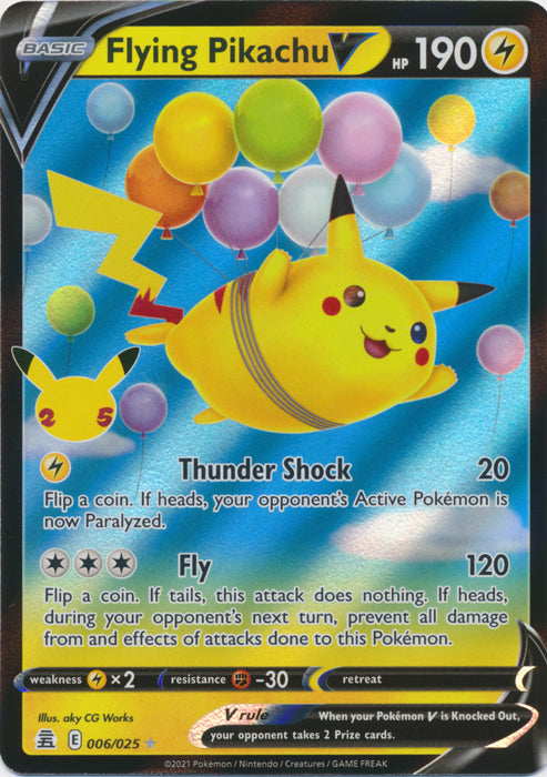 Flying Pikachu V : CELEBRATIONS - 006/025 - Lockett Labs UK