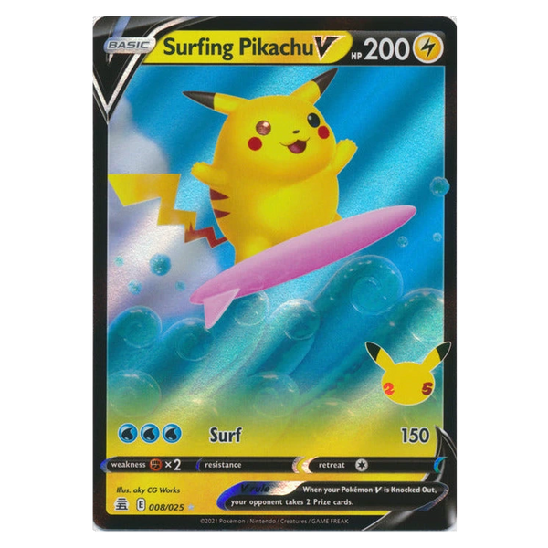 Surfing Pikachu V : CELEBRATIONS - 008/025