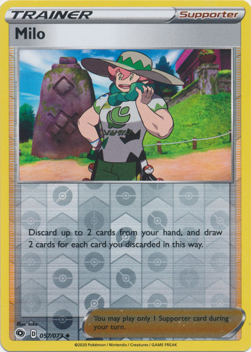 Milo : CHAMPION'S PATH (Reverse holo) - 057/073 - Lockett Labs UK