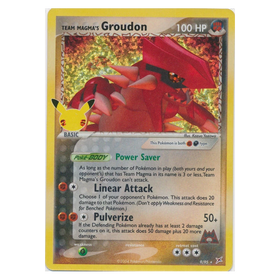 Team Magma's Groudon : CELEBRATIONS - 9/95