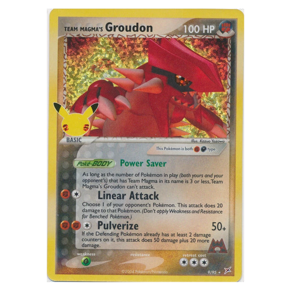 Team Magma's Groudon : CELEBRATIONS - 9/95