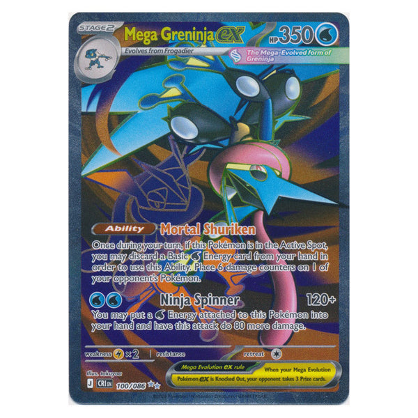 Mega Greninja ex : CHAOS RISING - 100/086