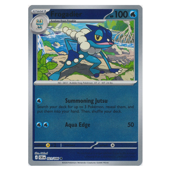 Frogadier : CHAOS RISING (Reverse holo) - 021/086