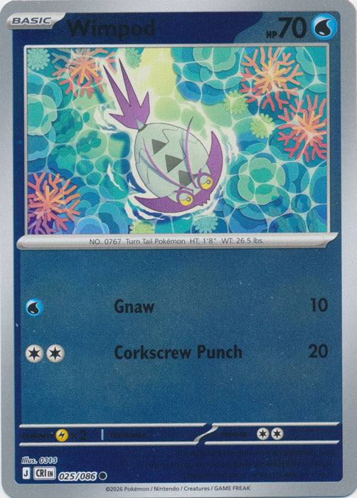 Wimpod : CHAOS RISING (Reverse holo) - 025/086
