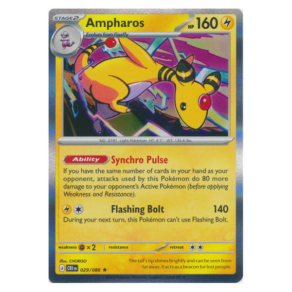 Ampharos : CHAOS RISING (Holo) - 029/086