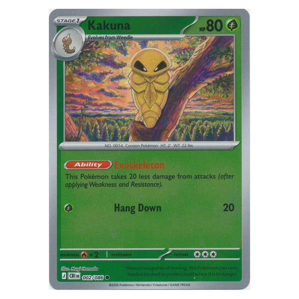 Kakuna : CHAOS RISING (Reverse holo) - 002/086