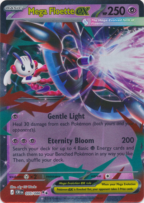 Mega Floette ex : CHAOS RISING - 035/086 - Lockett Labs UK