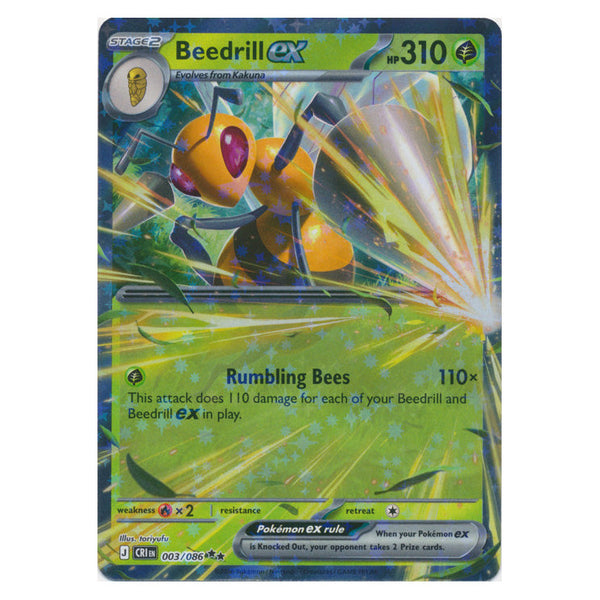 Beedrill ex : CHAOS RISING - 003/086