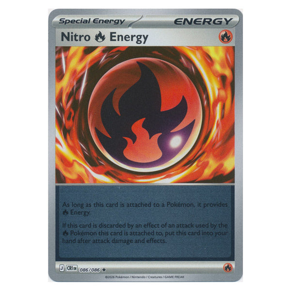Nitro Fire Energy : CHAOS RISING (Reverse holo) - 086/086