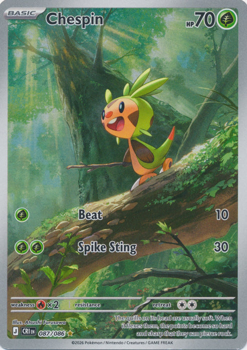 Chespin : CHAOS RISING - 087/086 - Lockett Labs UK