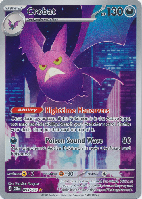 Crobat : CHAOS RISING - 093/086 - Lockett Labs UK