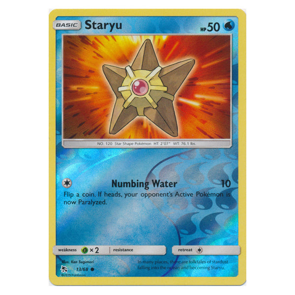 Staryu : HIDDEN FATES (Reverse holo) - 13/68
