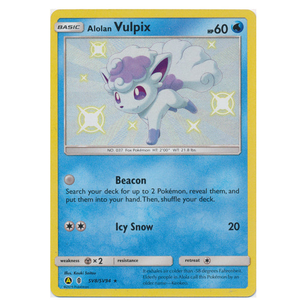 Alolan Vulpix : HIDDEN FATES - SV8/SV94