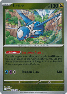 Latios : MEGA EVOLUTION BASE (Reverse holo) - 101/132