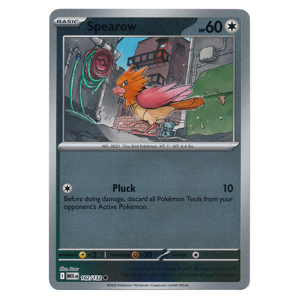 Spearow : MEGA EVOLUTION BASE (Reverse holo) - 102/132