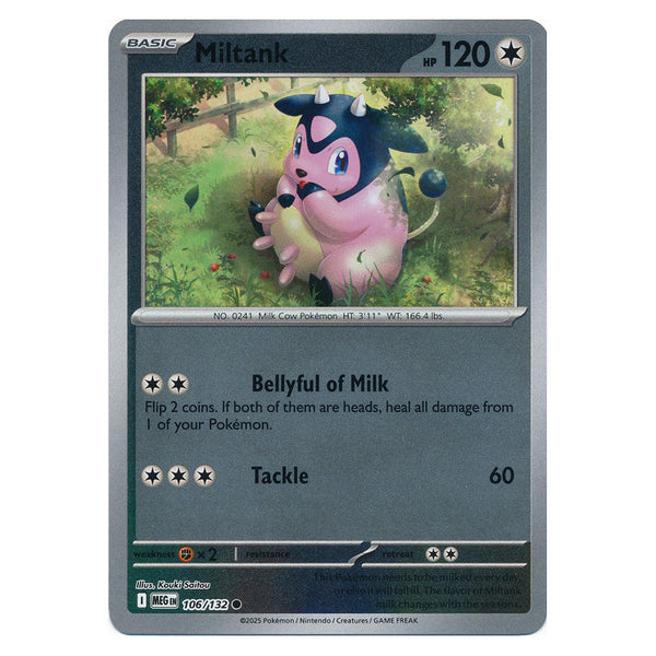 Miltank : MEGA EVOLUTION BASE (Reverse holo) - 106/132