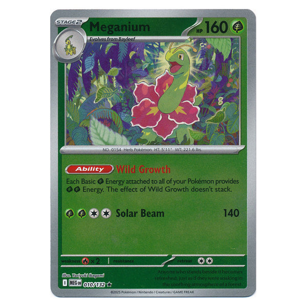 Meganium : MEGA EVOLUTION BASE (Reverse holo) - 010/132