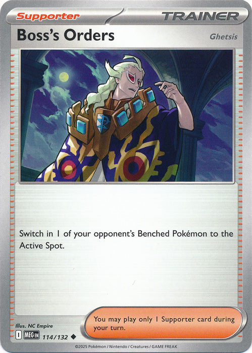 Boss's Orders : MEGA EVOLUTION BASE - 114/132 - Lockett Labs UK