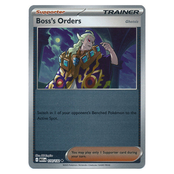 Boss's Orders : MEGA EVOLUTION BASE (Reverse holo) - 114/132