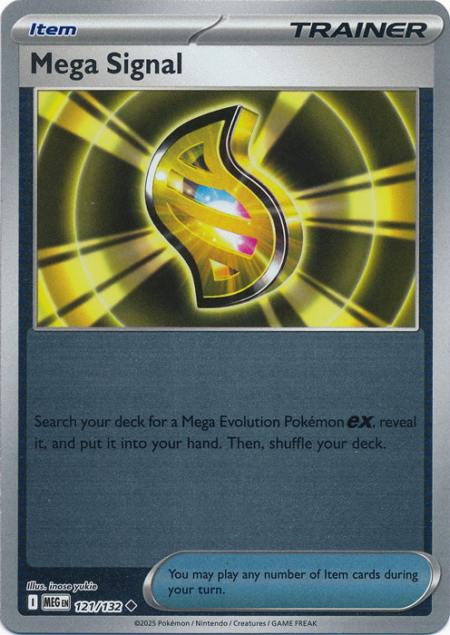 Mega Signal : MEGA EVOLUTION BASE (Reverse holo) - 121/132 - Lockett Labs UK